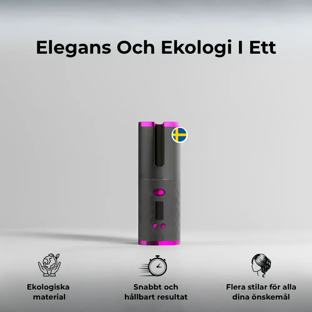Locktång svart, tillverkad av ekologiska material, snabb och hållbar resultat, flera stilar för alla dina önskemål