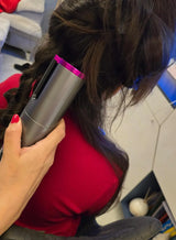 Hårstyling med locktång För volym och eleganta lockar