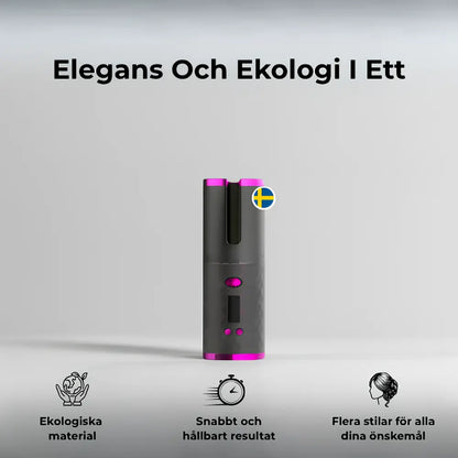 Locktång svart, tillverkad av ekologiska material, snabb och hållbar resultat, flera stilar för alla dina önskemål